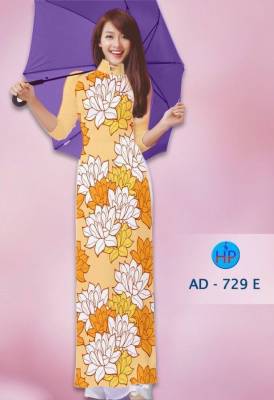 Vải áo dài hoa toàn thân-DT 1006