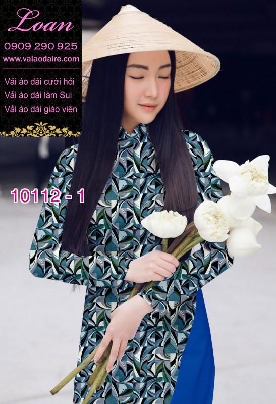 Vải áo dài hoa nhí