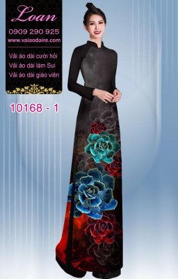 Vải áo dài hoa 3D-DT 10168