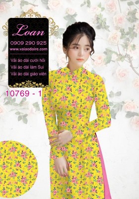 Vải áo dài bông nhí-DT 10769