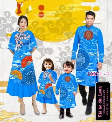 Vải áo dài tết cho gia đình-CT 10971