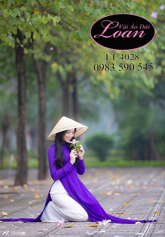 Vải áo dài trơn Thái Tuấn