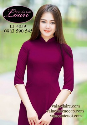 Vải áo dài trơn Thái Tú-LT 10989