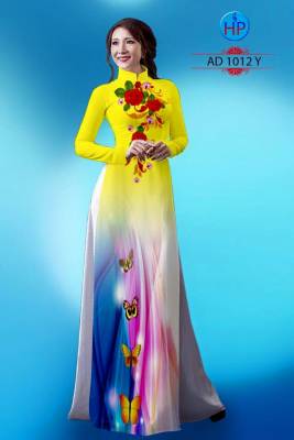 Vải áo dài màu sắc pha trộn-DT 1136