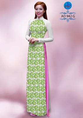 Vải áo dài hoa nhí-DT 1188