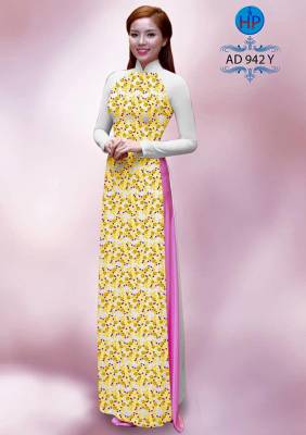 Vải áo dài hoa nhí-DT 1188