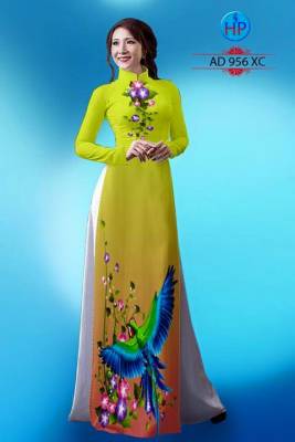 Vải áo dài chim 3D-DT 1204