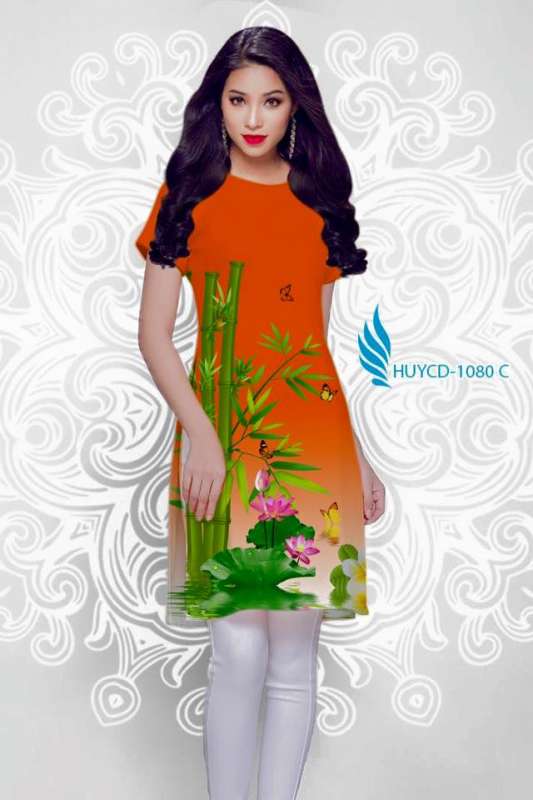 Vải áo dài Cách Tân ao Sen
