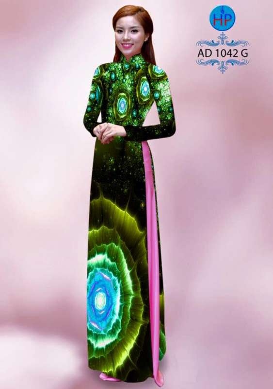 Vải áo dài đồ họa 3D