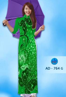 Vải áo dài hoa văn-DT 1326