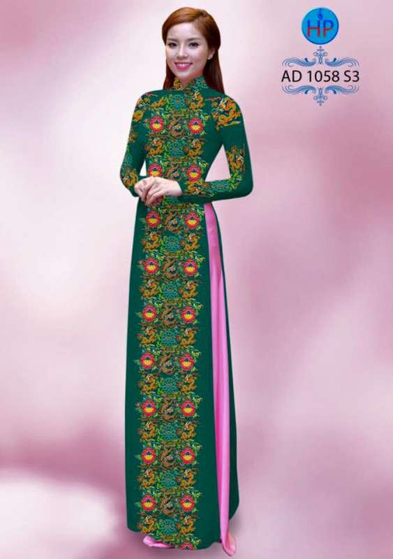 Vải áo dài hoa nhí