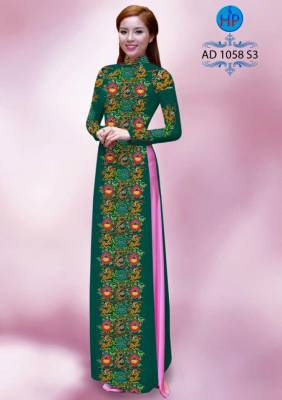 Vải áo dài hoa nhí-DT 1379