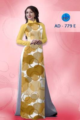 Vải áo dài hình vòng tròn-DT 1380