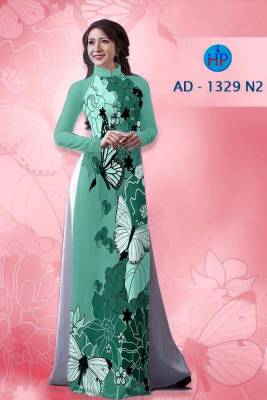 Vải áo dài hoa Bướm-DT 1410