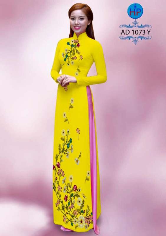 Vải áo dài hoa nhỏ