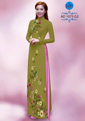 Vải áo dài hoa nhỏ-DT 1456
