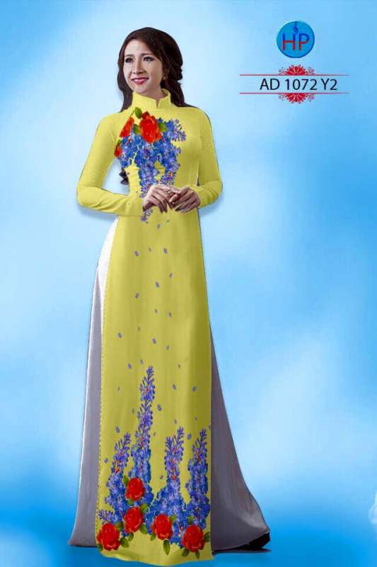 Vải áo dài hoa nhỏ