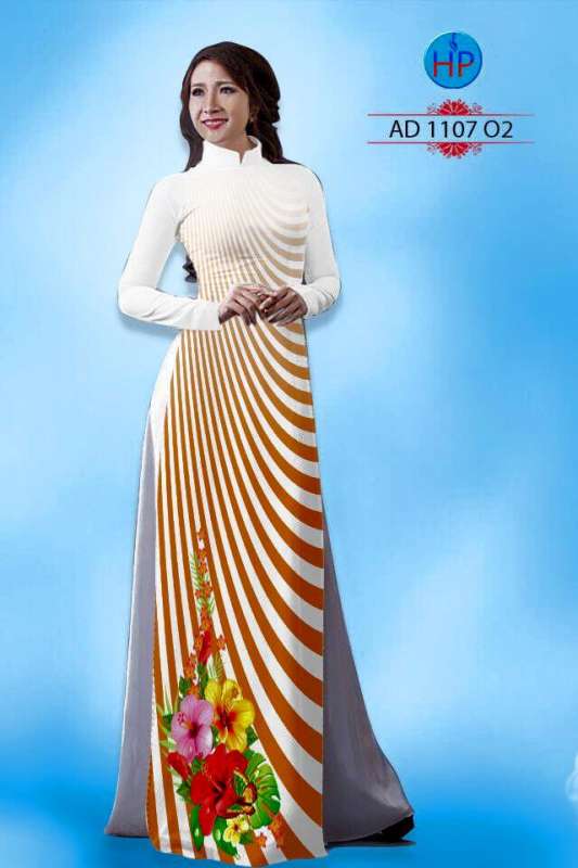 Vải áo dài hoạt tiết vằn