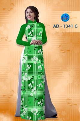 Vải áo dài hoa nhỏ-DT 1541
