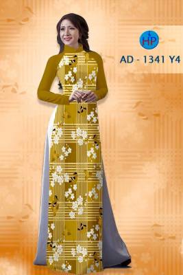 Vải áo dài hoa nhỏ-DT 1541