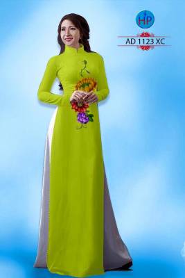 Vải áo dài hoa 3D-DT 1559