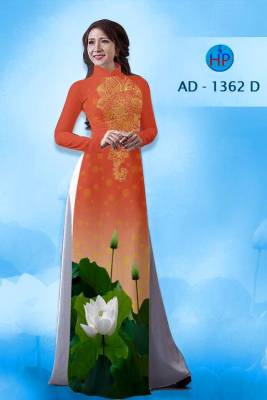 Vải áo dài hoa Sen-DT 1569