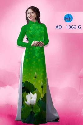 Vải áo dài hoa Sen-DT 1569