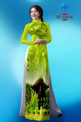 Vải áo dài phong cảnh 3D-DT 1570