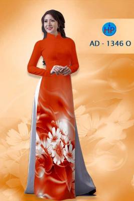 Vải áo dài hoa Cúc-DT 1584
