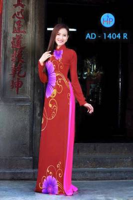 Vải áo dài hoa 3D-DT 1598