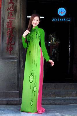 Vải áo dài hình đồng hồ-DT 1699