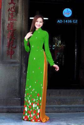 Vải áo dài hoa nhỏ-DT 1724