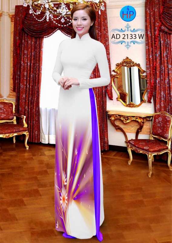 Vải áo dài 3D