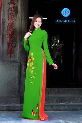 Vải áo dài hoa bướm-DT 1806
