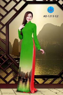 Vải áo dài vịnh Hạ Long-DT 1851