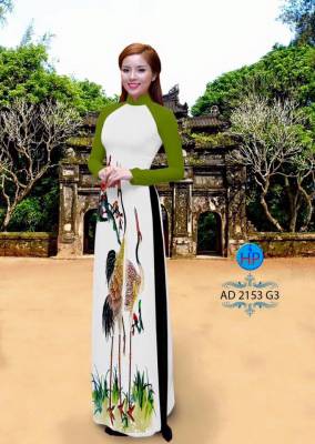 Vải áo dài chim cò-DT 1935