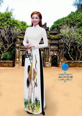 Vải áo dài chim cò-DT 1935