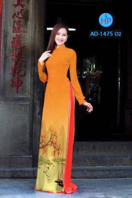 Vải áo dài phong cảnh-DT 1937