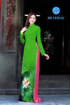Vải áo dài hoa Sen-DT 1938