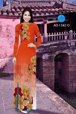 Vải áo dài hoa mờ-DT 1969