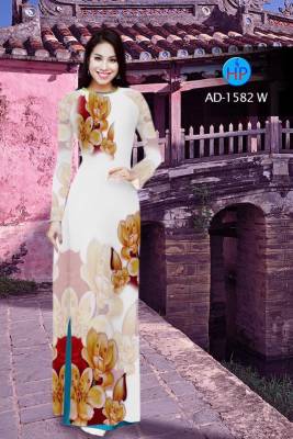 Vải áo dài hoa mờ-DT 1969