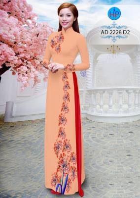 Vải áo dài hoa chạy dọc-DT 1973