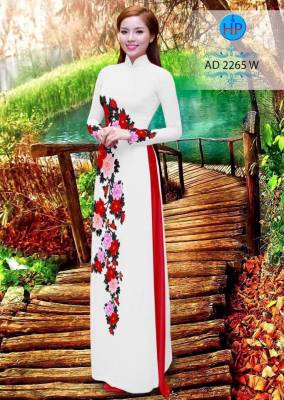 Vải áo dài hoa dây-DT 2003