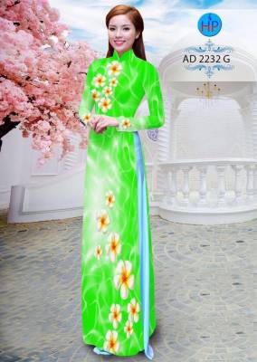 Vải áo dài hoa dọc toàn thân-DT 2007