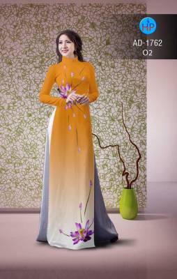 Vải áo dài hoa Sen-DT 2166