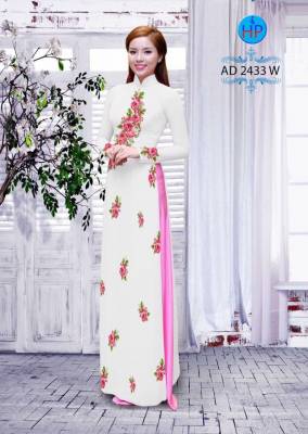 Vải áo dài hoa nhỏ-DT 2170