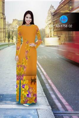 Vải áo dài hoa mờ-DT 2173