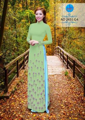 Vải áo dài hoa nhỏ-DT 2181