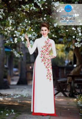 Vải áo dài hoa dây-DT 2189