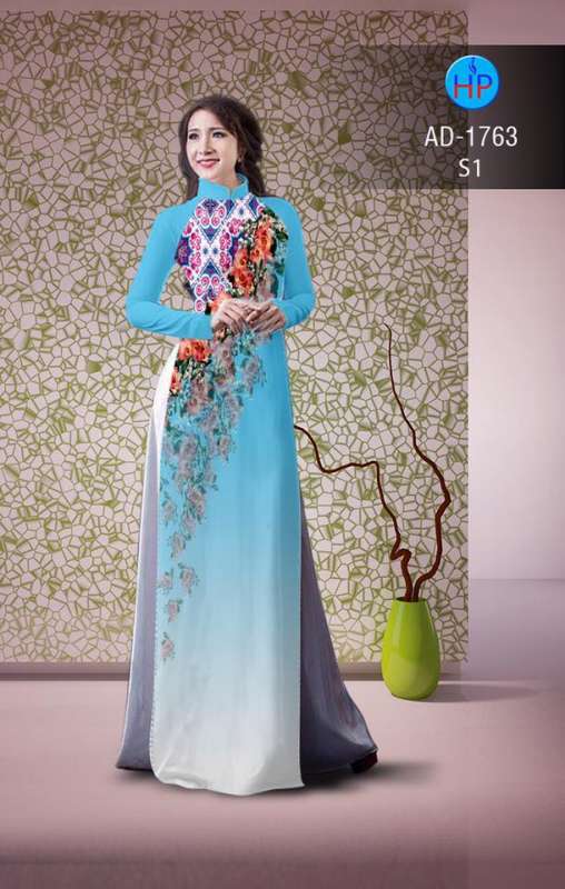 Vải áo dài hoa xéo